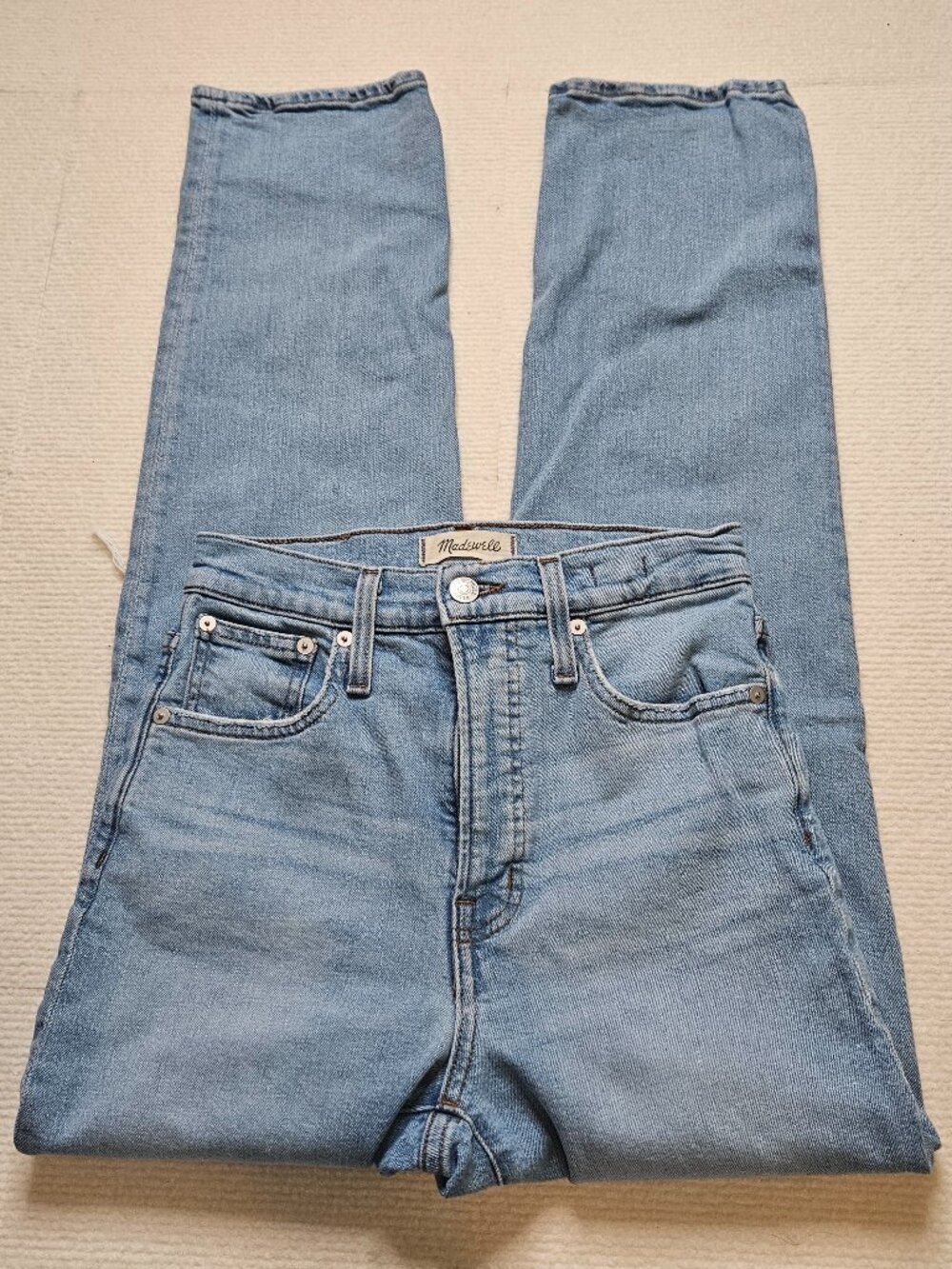 Madewell "The Perfect Vintage Straight Jean" - Medium Wash - Size 25